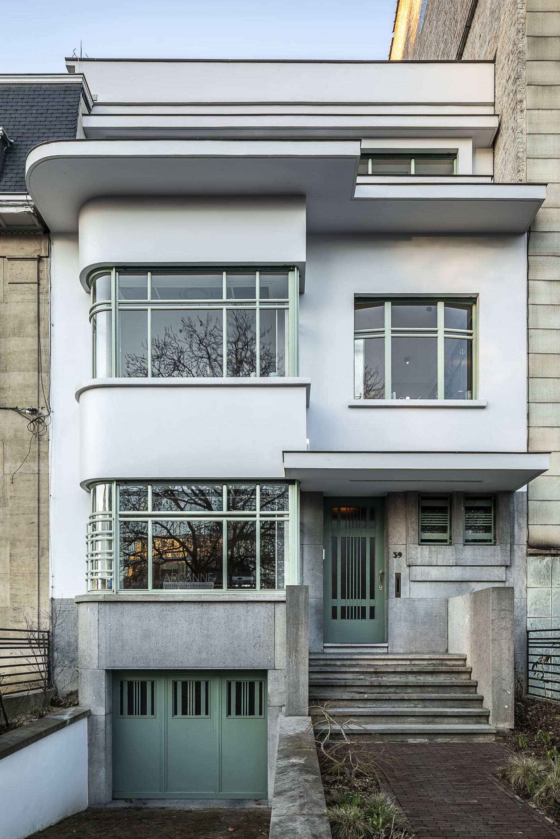 Brussels Art Deco house refurbishment